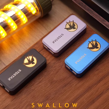 Metal Fidget Slider – Swallow Push with Clicking EDC Stress Relief Toy