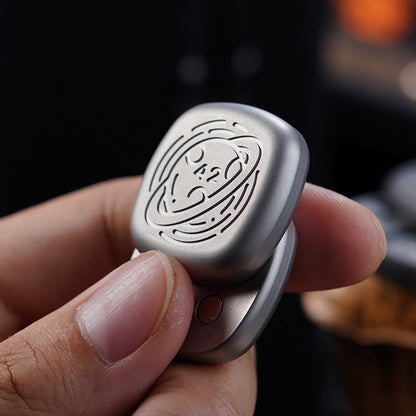 Metal Fidget Slider – Zinc Alloy Push Spin Click Cross Lock EDC Stress Relief Desk Toy