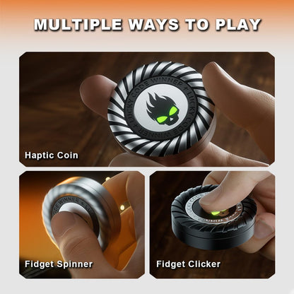 Metal Fidget Spinner – 3-in-1 Torpedo Detachable EDC Stress Relief Focus Desk Toy