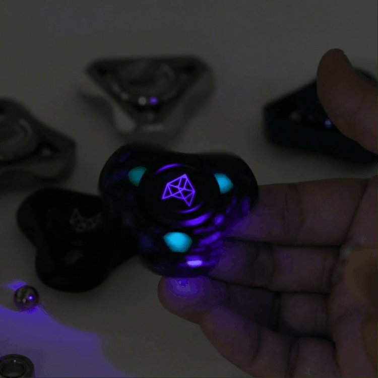 Metal Fidget Spinner – Helix Turbo with Torpedo Design with Detachable Parts High Spin EDC