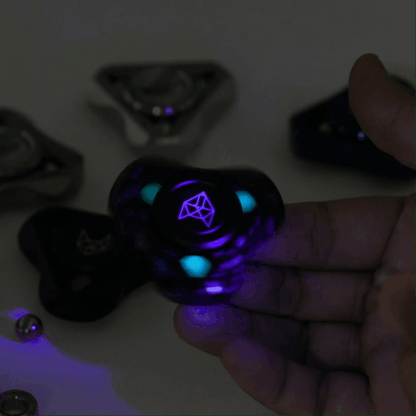 Metal Fidget Spinner – Helix Turbo with Torpedo Design with Detachable Parts High Spin EDC