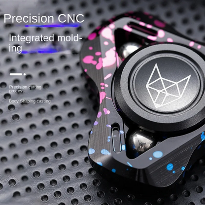 Metal Fidget Spinner – Helix Turbo with Torpedo Design with Detachable Parts High Spin EDC