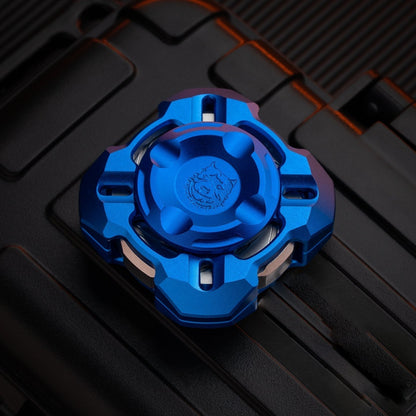 Metal Fidget Spinner – Nebula in Gyre M4 Mortise & Tenon with Four-Leaf Linkage
