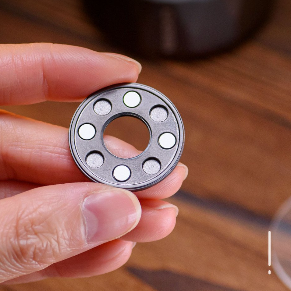 Metal Fidget Spinner – Rechargeable Torque Wheel Dual-Direction