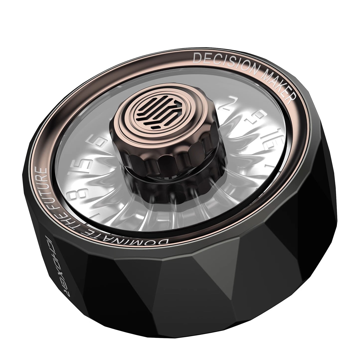 Metal Fidget Spinner – Rechargeable Torque Wheel Dual-Direction