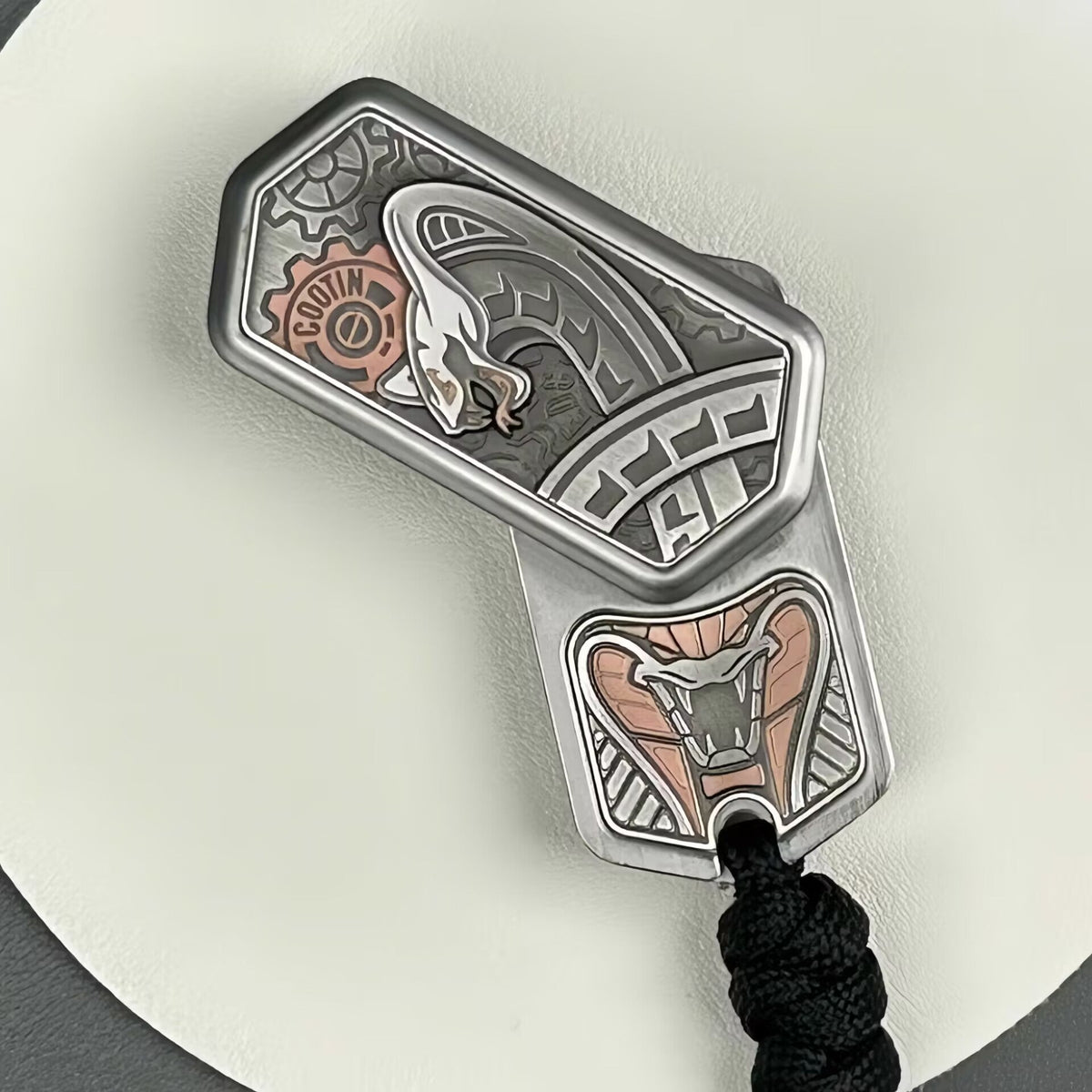 Metal Fidget Spinner – SlitherSonic Coin Whirl with Premium with Acoustic Pop