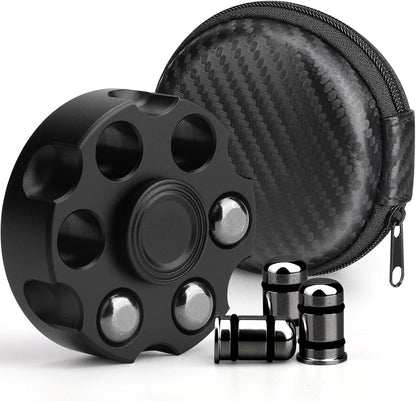 Metal Fidget Spinner – Spin Chamber Revolver with EDC Stress Relief Toy