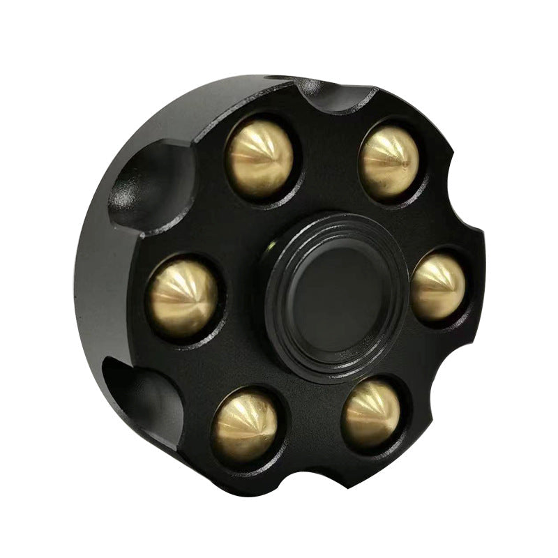 Metal Fidget Spinner – Spin Chamber Revolver with EDC Stress Relief Toy