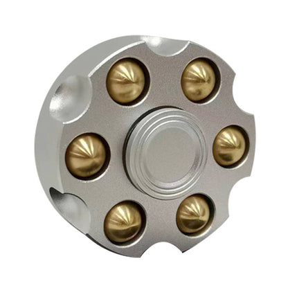 Metal Fidget Spinner – Spin Chamber Revolver with EDC Stress Relief Toy