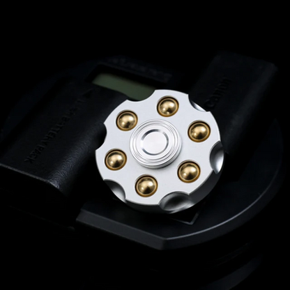 Metal Fidget Spinner – Spin Chamber Revolver with EDC Stress Relief Toy