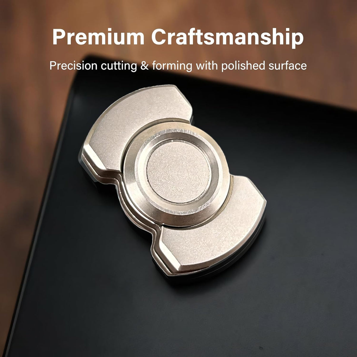 Metal Fidget Spinner – TripleFlow 3-in-1 with Multi-Function EDC Focus Tool