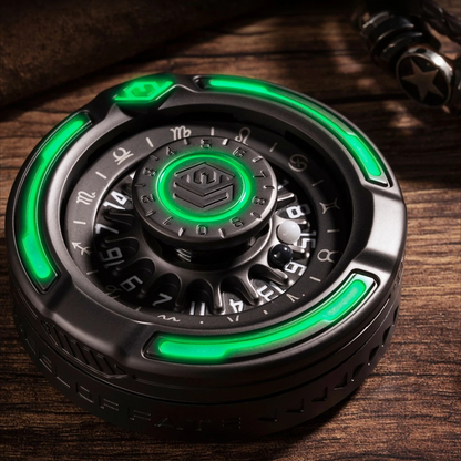 Metal Fidget Spinner – Wheel of Fate Smooth Spin EDC Stress Relief Focus Desk Toy