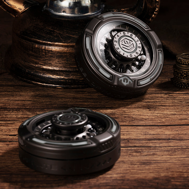 Metal Fidget Spinner – Wheel of Fate Smooth Spin EDC Stress Relief Focus Desk Toy
