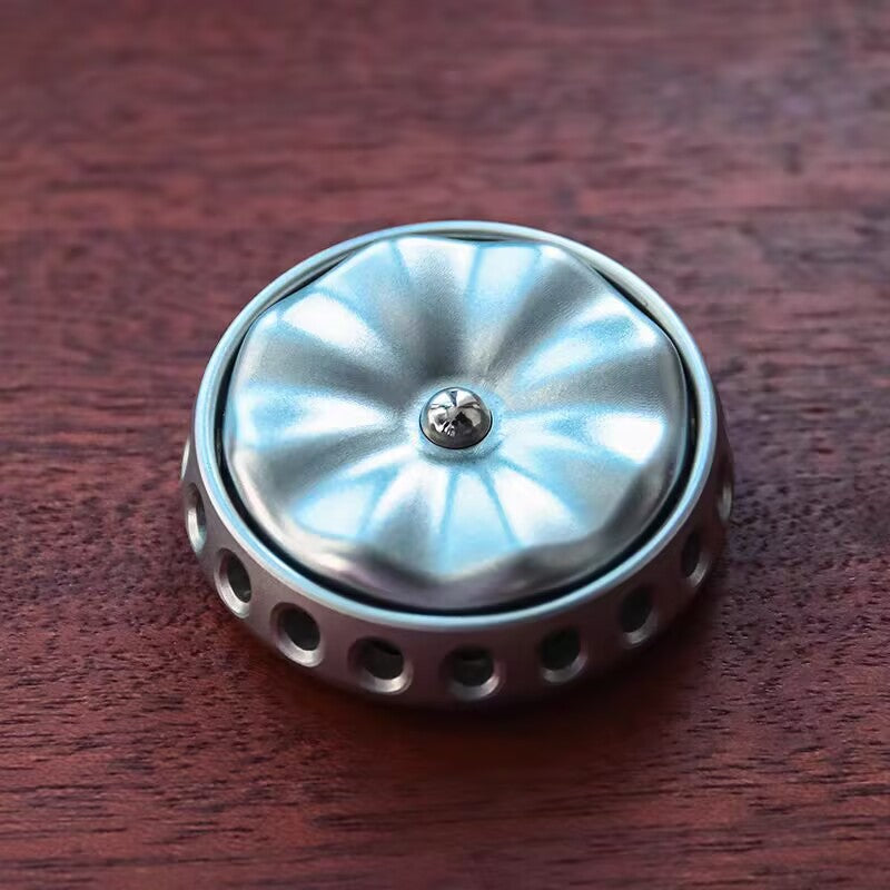 Metal Fidget Spinner – Wind Chime Toy with Ball Bearing Sound Toy with Base