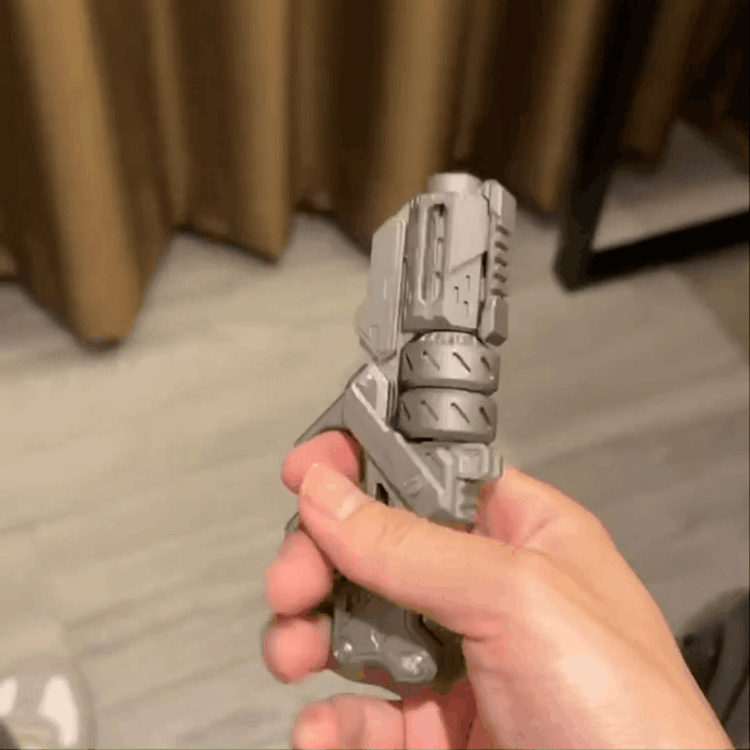 Metal Fidget Toy – Gun Shaped Zinc Alloy Stress Relief EDC Anxiety Relief