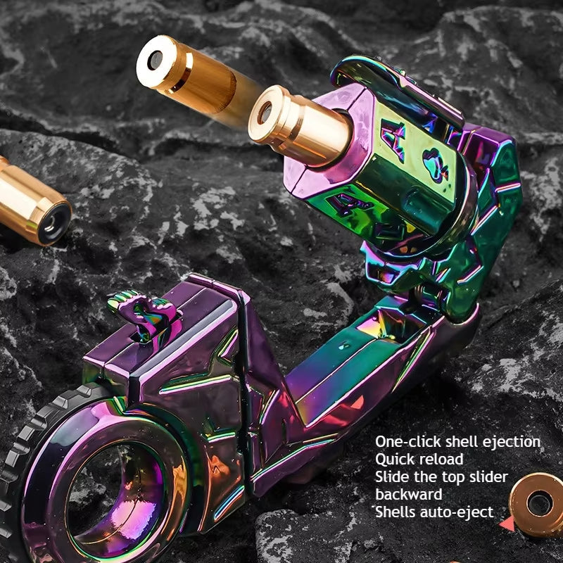 Metal Fidget Toy – Nano-Fission Alloy Multi-Fun Launcher with Eject, Spin & Relieve
