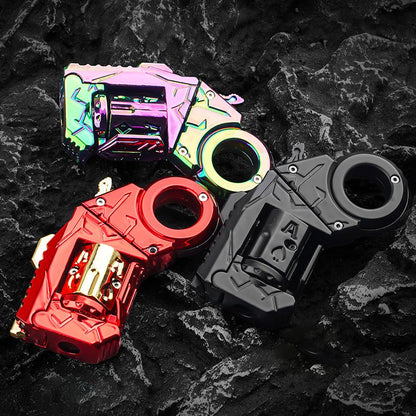 Metal Fidget Toy – Nano-Fission Alloy Multi-Fun Launcher with Eject, Spin & Relieve