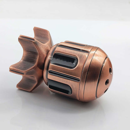 Metal Fidget Toy – RocketDice Rotating Dice Set with Zinc Alloy Bullet-Inspired EDC