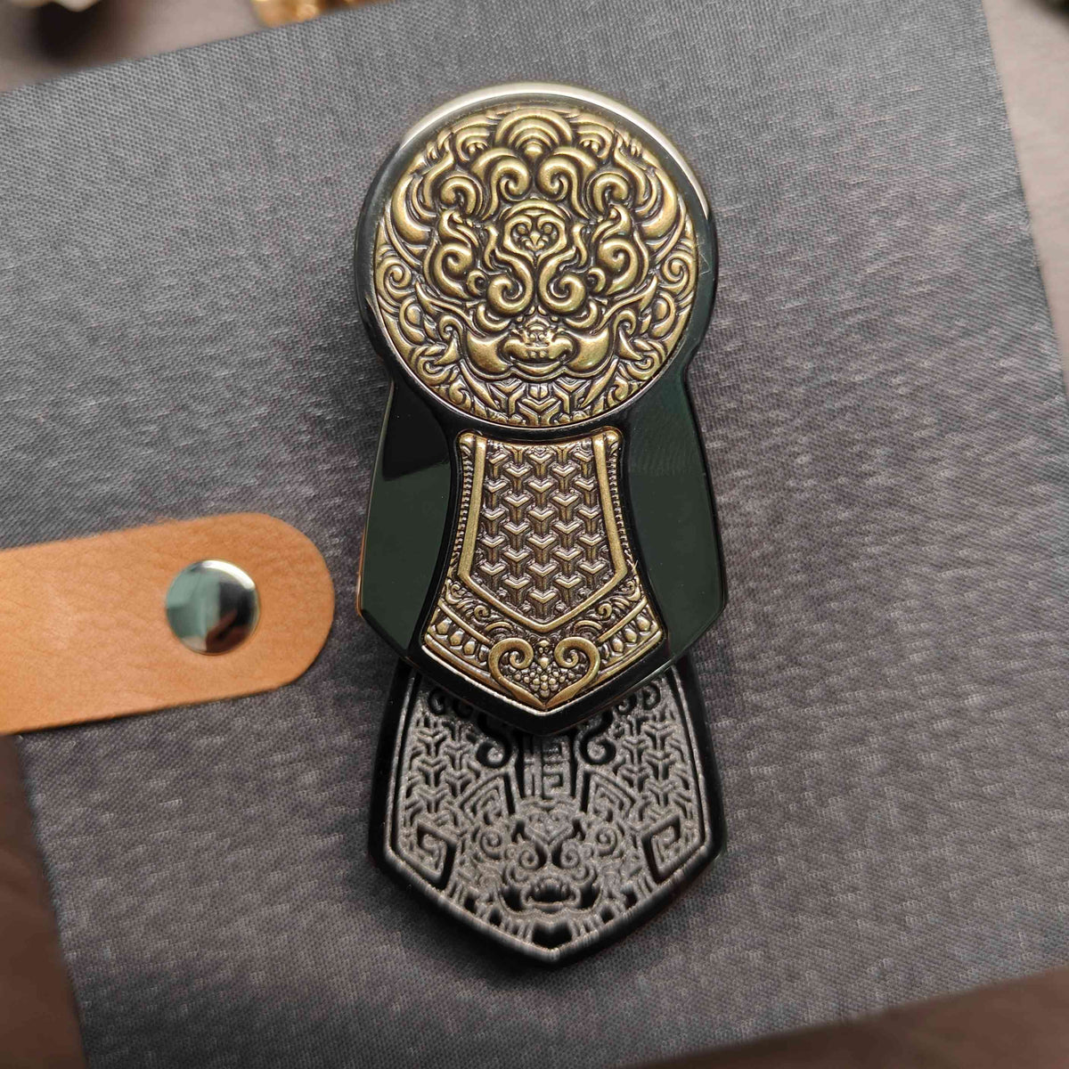 Metal Fidget Toy – Tang Xuan Jia with Ancient Chinese General Command Token Design