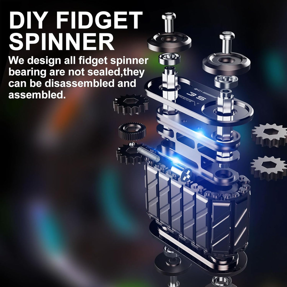 Metal Fidget Toy – TankTwirl Stress-Relief with Premium EDC Desk