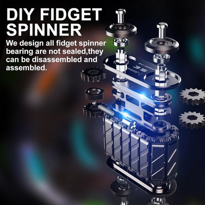 Metal Fidget Toy – TankTwirl Stress-Relief with Premium EDC Desk
