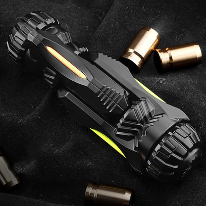 Metal Fidget Toy – Vortex Blaster Mini Alloy EDC with Shell Ejection & Glow Strip Blaster