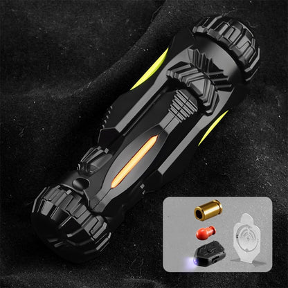 Metal Fidget Toy – Vortex Blaster Mini Alloy EDC with Shell Ejection & Glow Strip Blaster