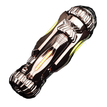 Metal Fidget Toy – Vortex Blaster Mini Alloy EDC with Shell Ejection & Glow Strip Blaster