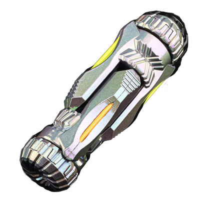 Metal Fidget Toy – Vortex Blaster Mini Alloy EDC with Shell Ejection & Glow Strip Blaster