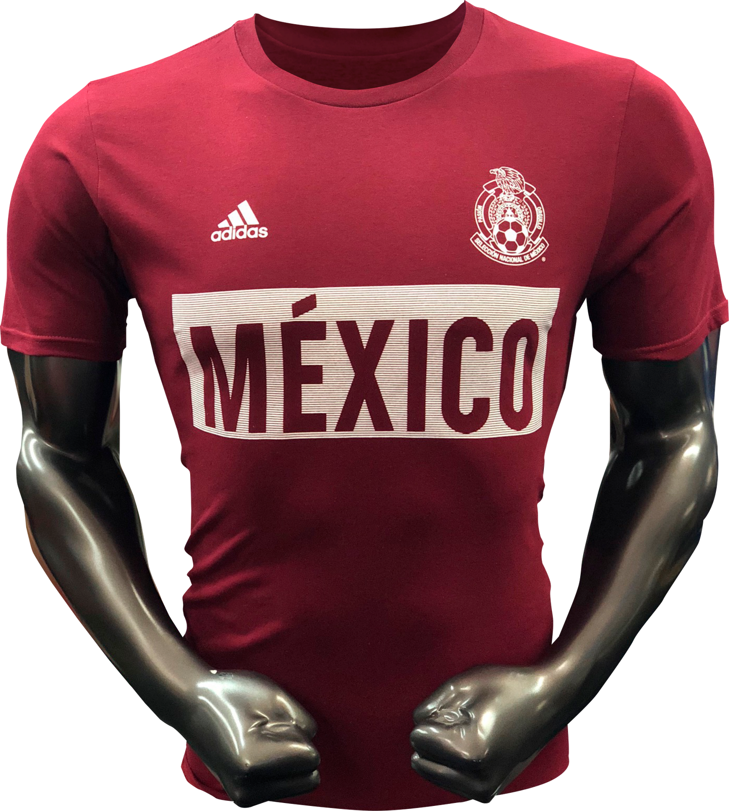 ADIDAS MEXICO BAR T-SHIRT (BURGANDY)