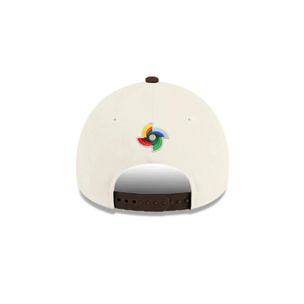 New Era Mexico WBC  9FORTY A-Frame Snapback Hat-Chrome/Walnut