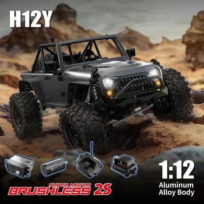 MJX Hyper Go H12Y 1/12 Scale 4WD Brushless 3650 BLDC Motor Aluminum Shell RC Car RTR
