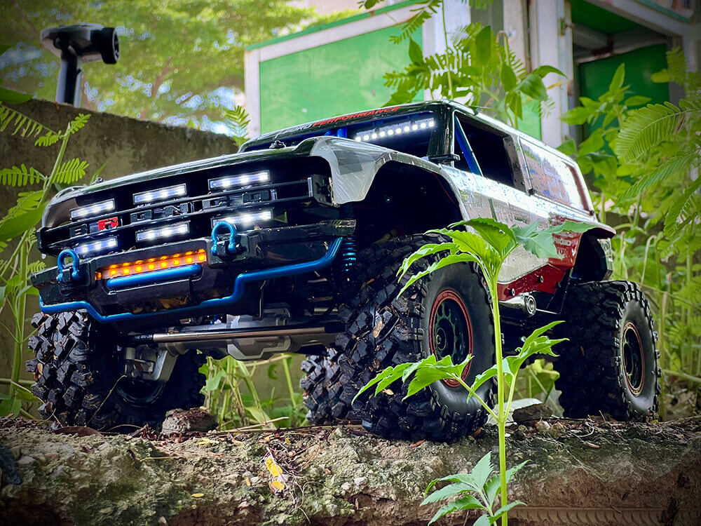 MJX Hyper Go H8P 1/8 Ford Bronco Baja 1000R Licensed RC Truck Off-Road Crawler RTR