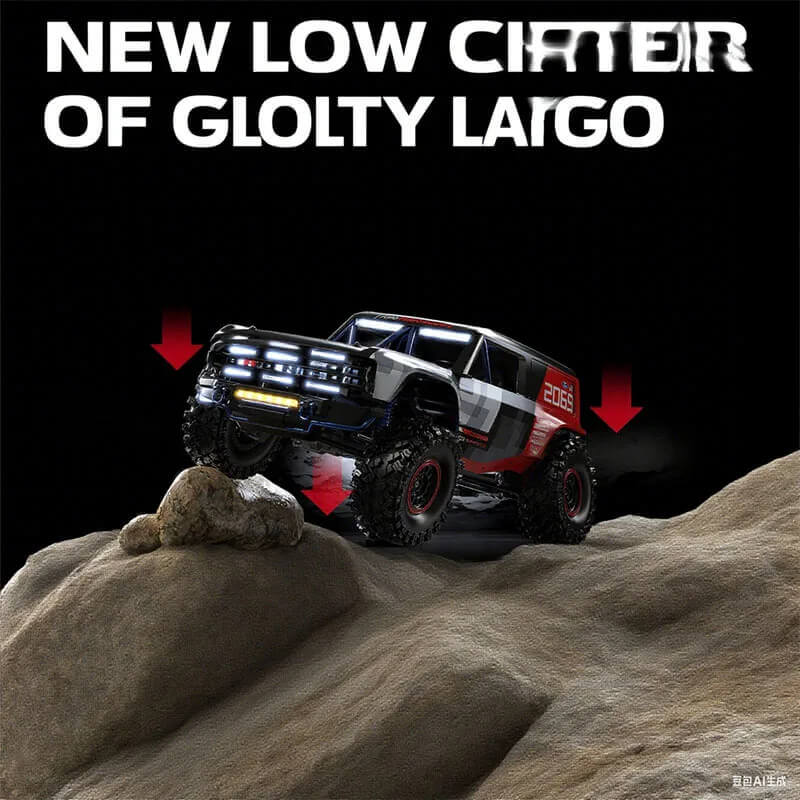 MJX Hyper Go H8P 1/8 Ford Bronco Baja 1000R Licensed RC Truck Off-Road Crawler RTR