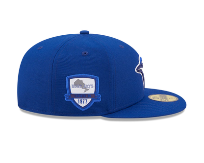 NEW ERA TORONTO BLUE JAYS INAUGURAL SEASON PATCH 59FIFTY FITTED HAT