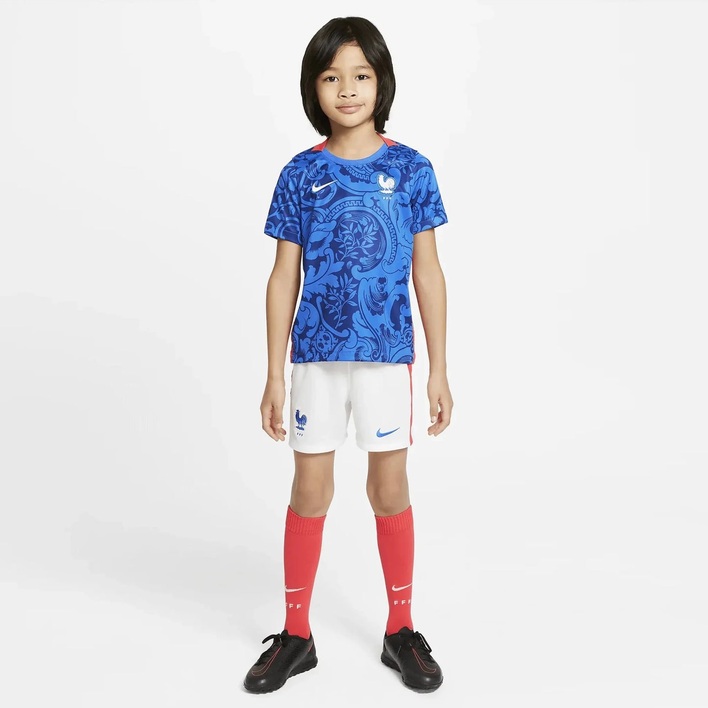 Nike 2022 France Kids' Mini Kit - Blue-White