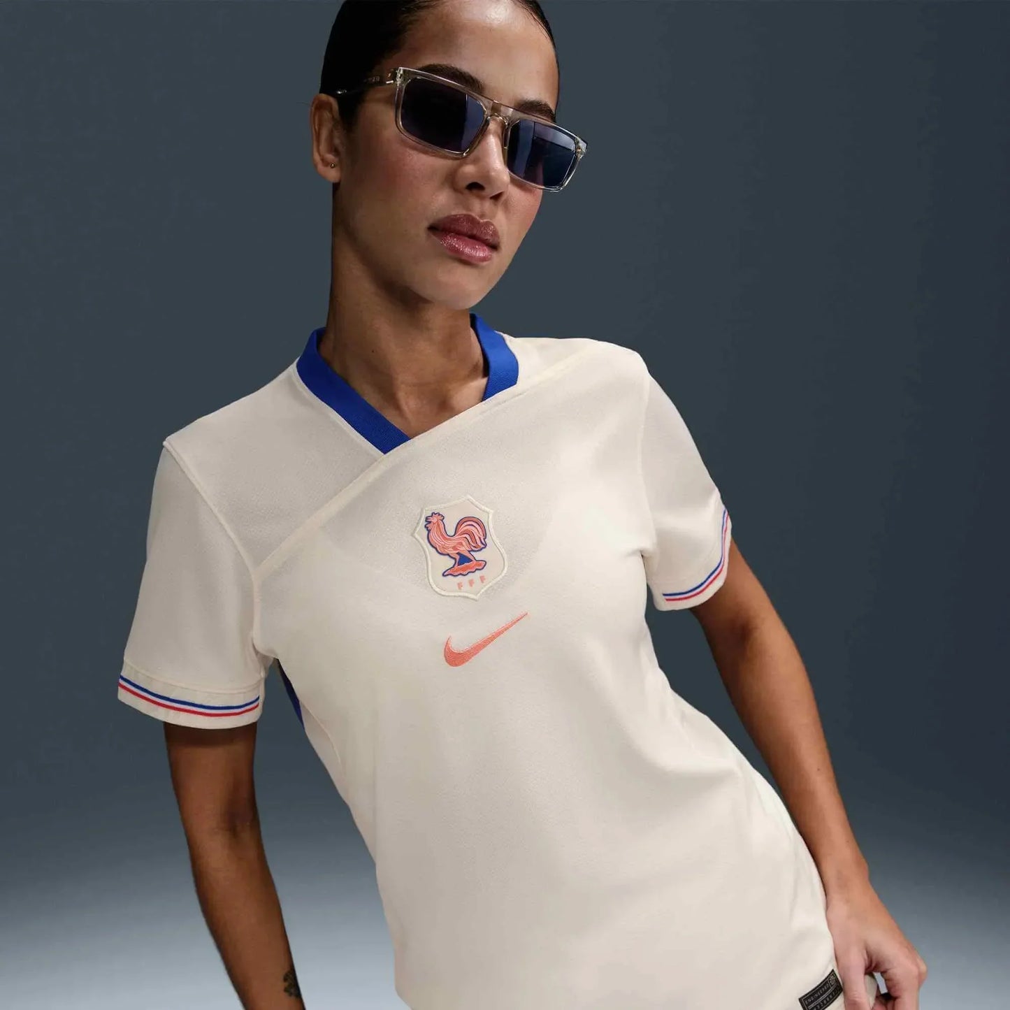 Nike 2025 France Women's Stadium Away Soccer Jersey
