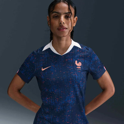 Nike 2025 France Women's Stadium Home Soccer Jersey