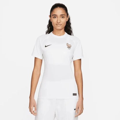 Nike France Women's EC22 Away Jersey - White-Pink Glaze