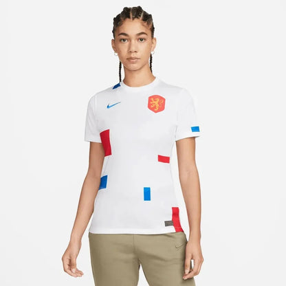 Nike Netherlands Women's EC22 Away Jersey - White-Soar
