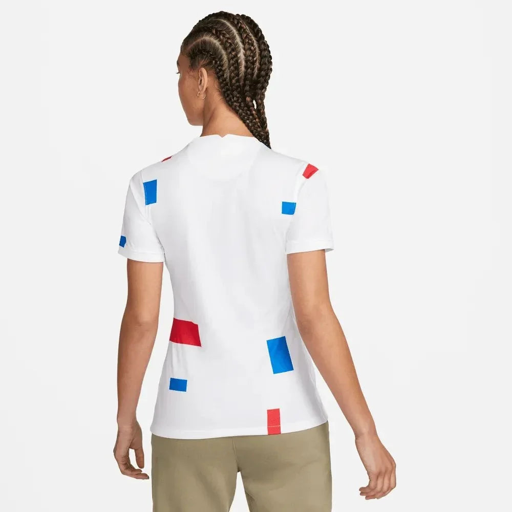 Nike Netherlands Women's EC22 Away Jersey - White-Soar