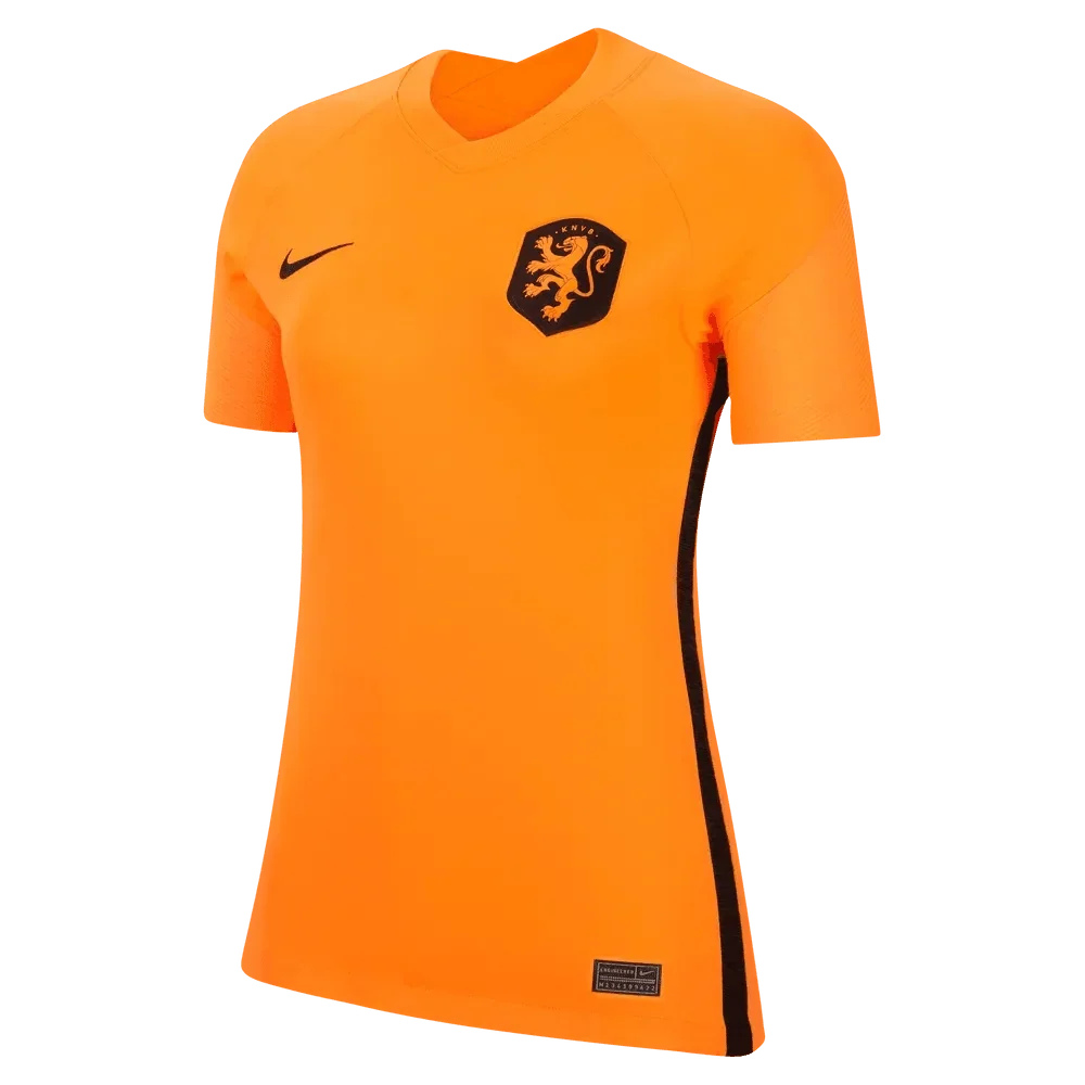 Nike Netherlands Women's EC22 Home Jersey - Total Orange-Black
