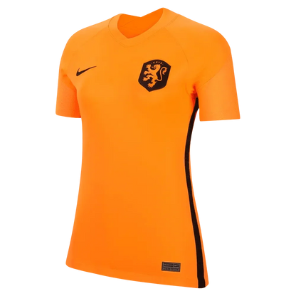 Nike Netherlands Women's EC22 Home Jersey - Total Orange-Black