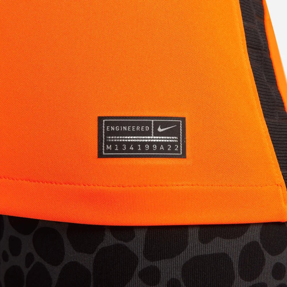 Nike Netherlands Women's EC22 Home Jersey - Total Orange-Black