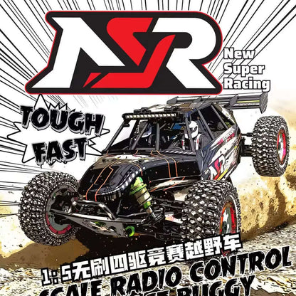 NSR 5XL-E 1/5 4WD 8S Brushless RC Car Off-Road Desert Truck Buggy Racing RTR