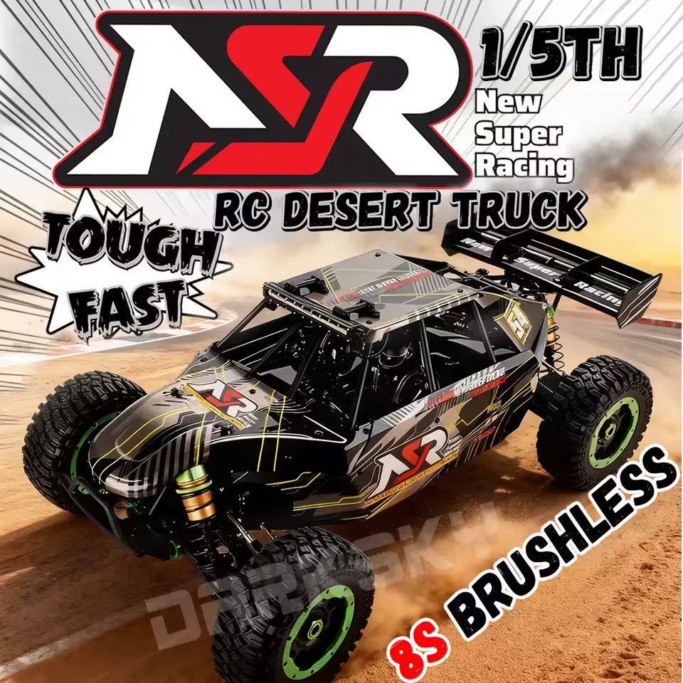 NSR 5XL-E 1/5 4WD 8S Brushless RC Car Off-Road Desert Truck Buggy Racing RTR