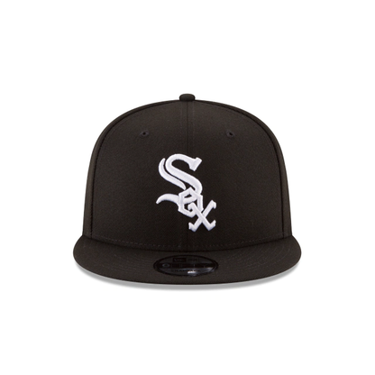 CHICAGO WHITE SOX NEW ERA BASIC COLLECTION SNAPBACK 9FIFTY-BLACK AND WHITE