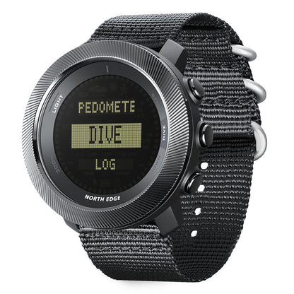 Outdoor Tactical Watch – Military 50M Waterproof Compass Altimeter Hiking Camping