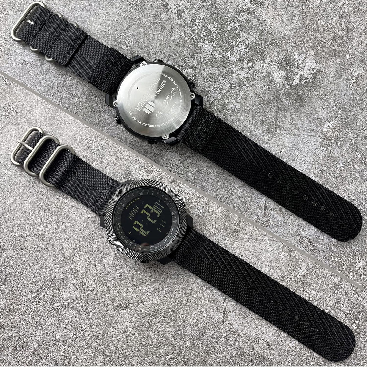 Outdoor Tactical Watch – Military 50M Waterproof Compass Altimeter Hiking Camping