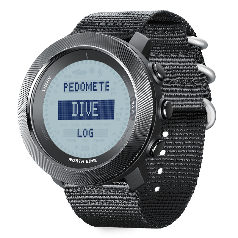 Outdoor Tactical Watch – Military 50M Waterproof Compass Altimeter Hiking Camping